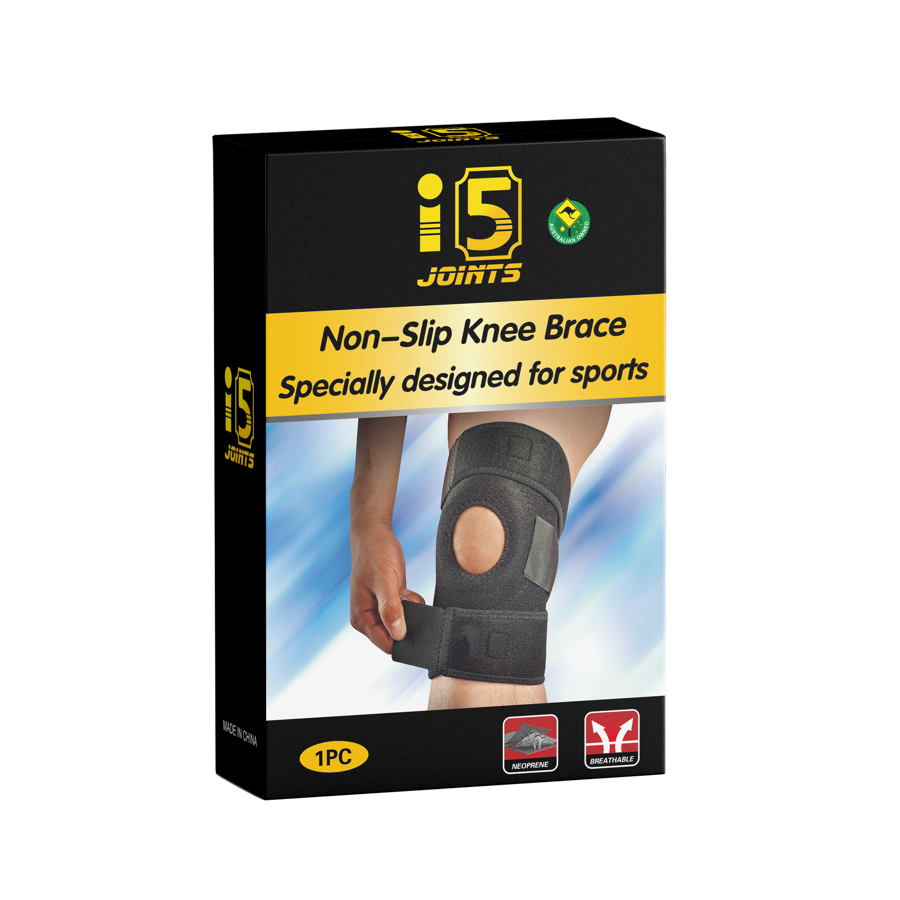 I5Joints-Non Slip Knee Brace-Specially Designed for Sports(Premium Knee Support Open Patella, Breathable Knee Cap Brace for Arthritis, Pain Relief, Sports for Men & Women) I5Joints-Non Slip Knee Brace-Specially Designed for Sports(Premium Knee Support Open Patella, Breathable Knee Cap Brace for Arthritis, Pain Relief, Sports for Men & Women)